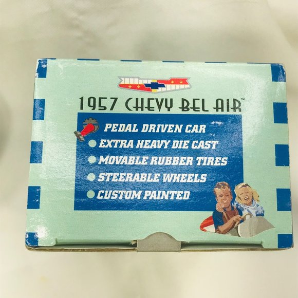 Gearbox 1997 Vintage 1957 Chevy Bel Air Convertible Serial #05370 Pedal Car New - Picture 5 of 10